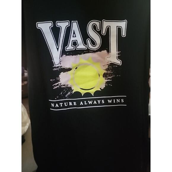 New Vast Surfer Tee Shirt Nature Always Wins Mens Medium Beach A130 Excellent - Picture 2 of 7